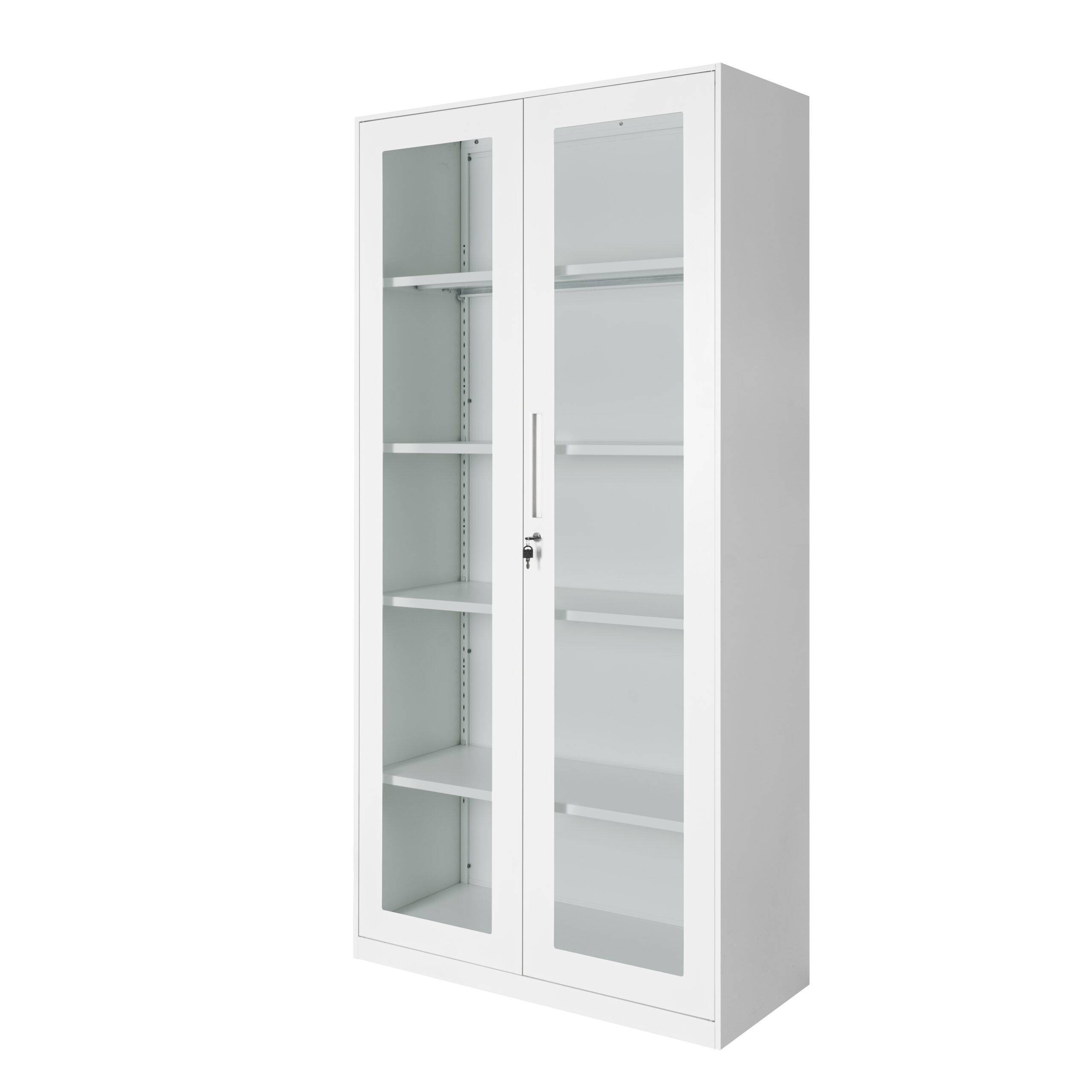 Gabinete Con Puertas Completas De Vidrio